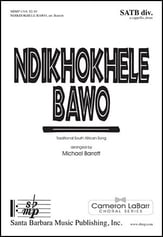 Ndikhokhele Bawo SATB choral sheet music cover